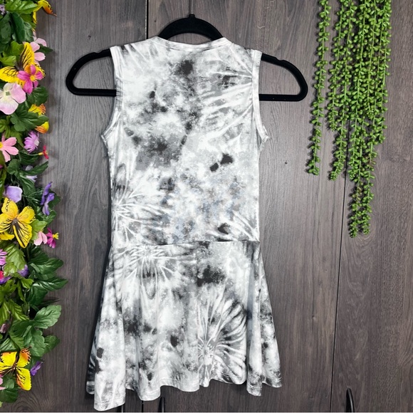 1🌼3/$30🌼Dori Creations Sleeveless Tie Dye Peplum Babydoll Top Size 8/Medium - Picture 10 of 14